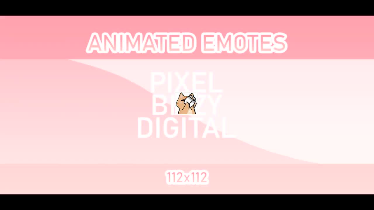 Animated Twitch, Discord and Kick Emotes Animated Orange Cat Coffee - Etsy