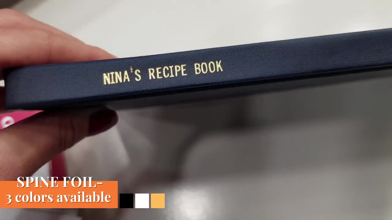 Journals Unlimited Recipe Book To Write In Your Own Recipes, Hard Cover  Cooking Journal With WGIS Ink Pen