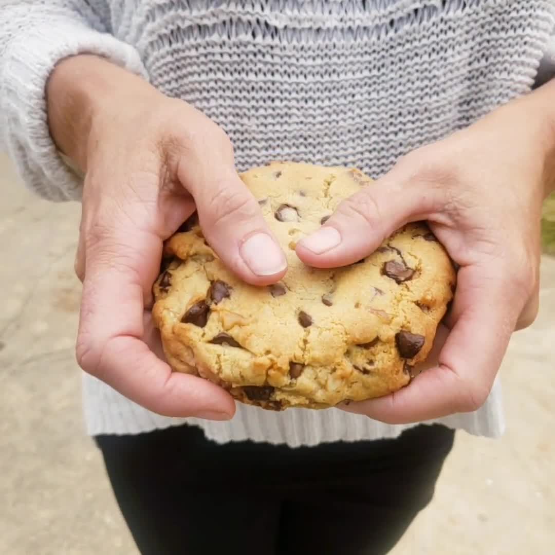 Set di fermagli per capelli con biscotti con gocce di cioccolato.  Simpatiche mini mollette per alimenti -  Italia