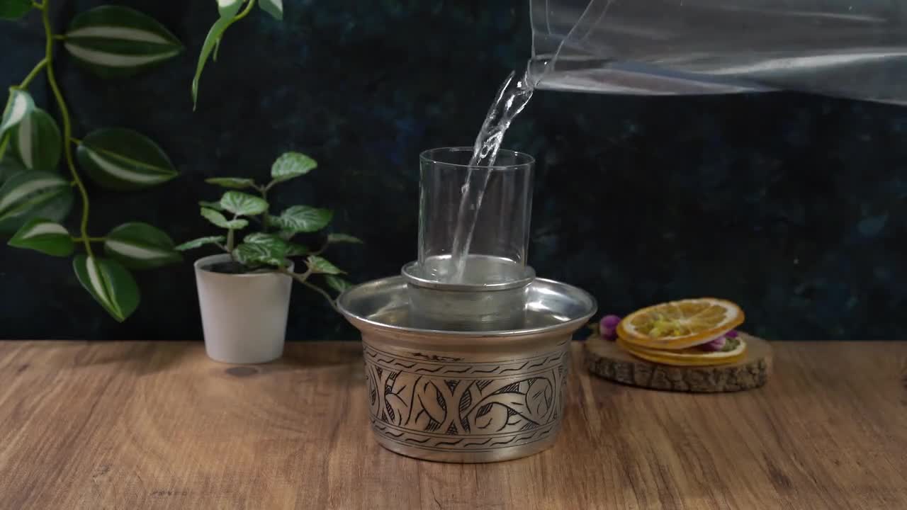 Turkish Raki Cooler , Copper Ehlikeyf, Copper Bucket , Copper Ice