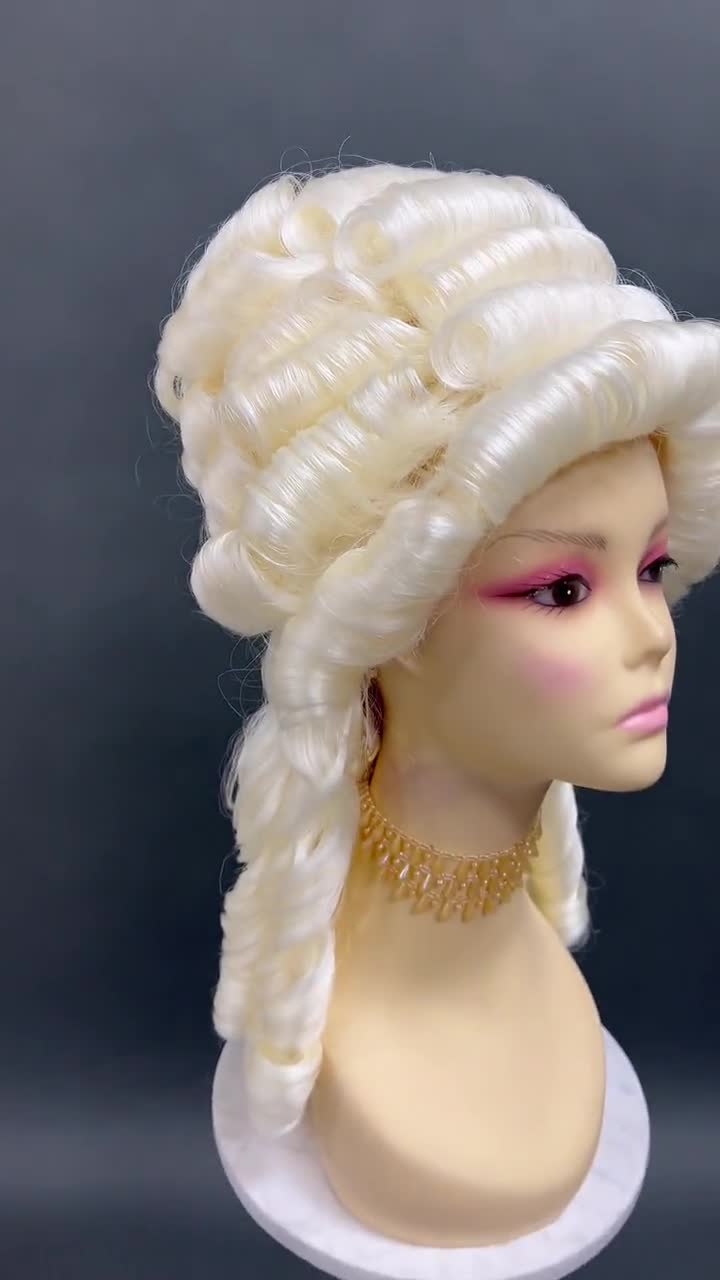 Perruque des Années 80 - Blonde Bouclée - Jour de Fête - Perruques