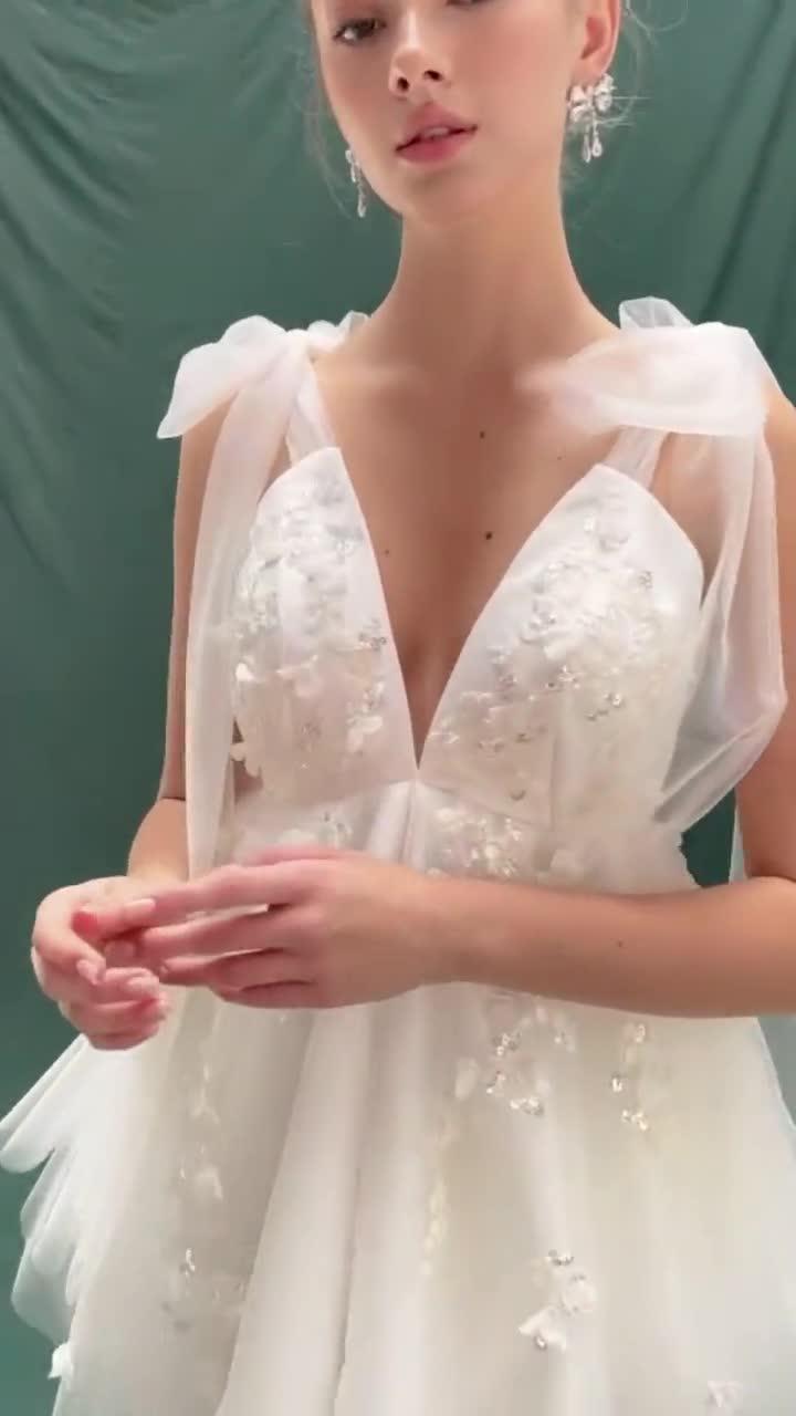 ★GANISONG★ Bridal Organza Vest Slip Dress_white Designer fashion, Seoul-fully created | W Concept