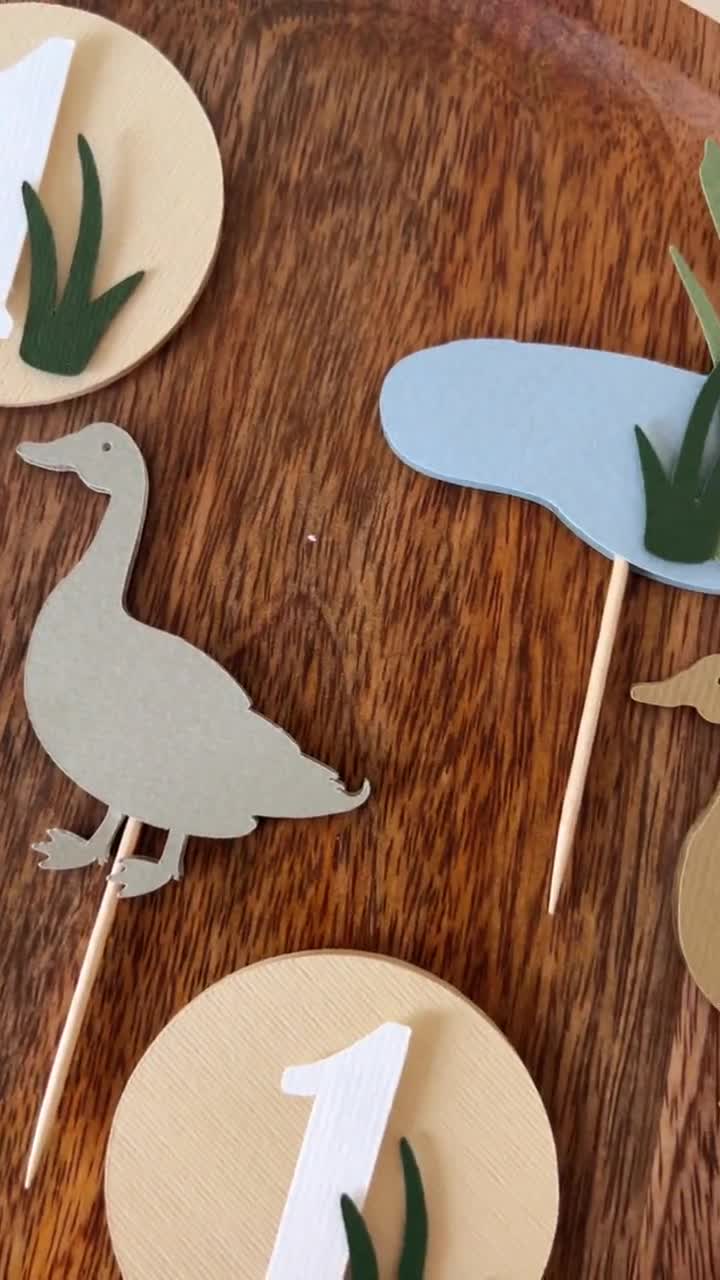 Mallard Cupcake Toppers 