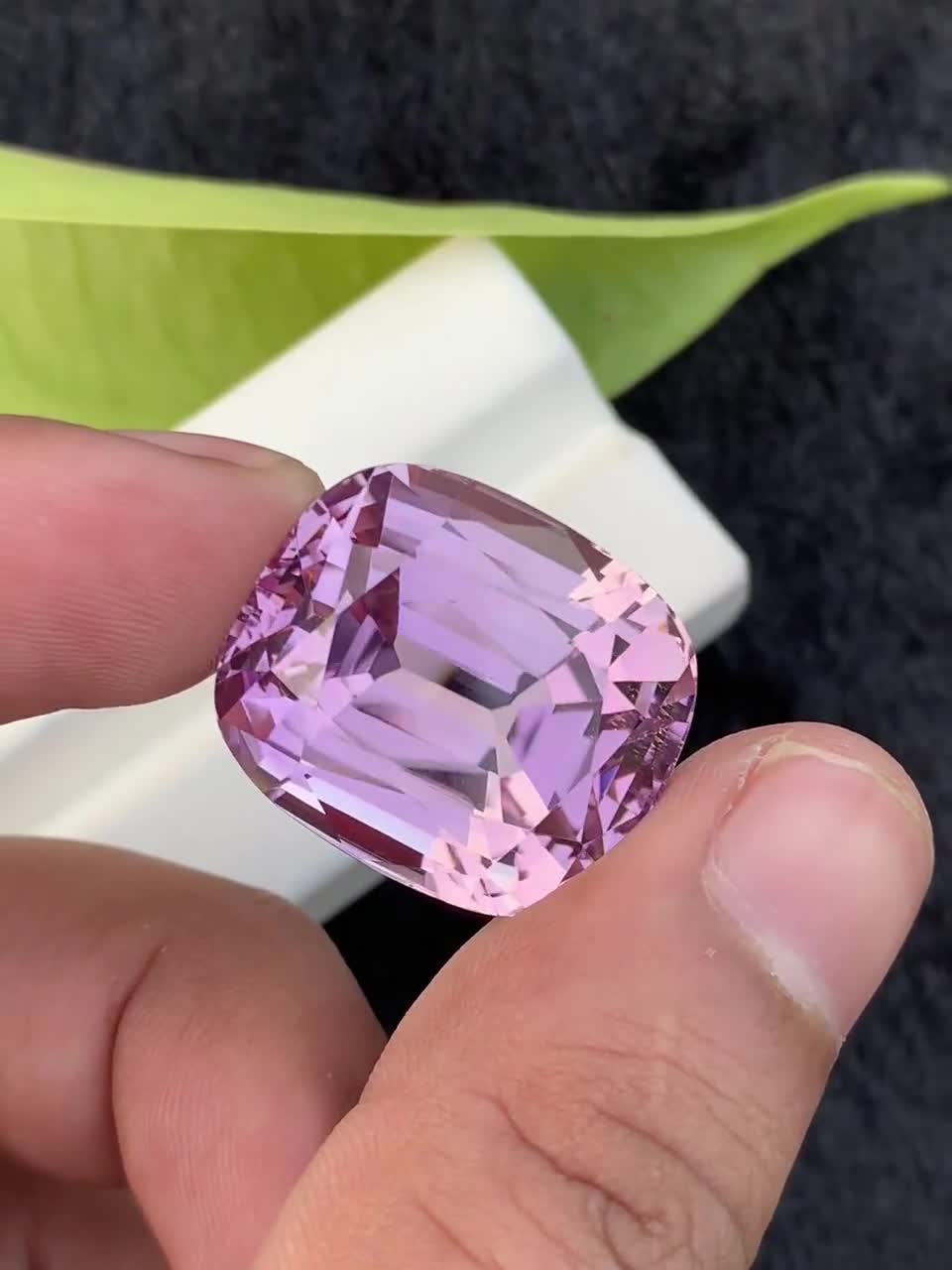 Natural Kunzite Gemstone , Eye Clean hotsell Clarity , Pink Color , Ascher Cut ,Rings and Jewelry Size Loose Gemstone ,13.50 Carats.