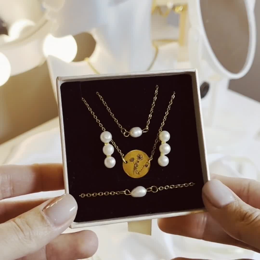 ★ PISCESS★ PP Flower Necklace Ivory 5006699321 Pisces In Bloom Necklace