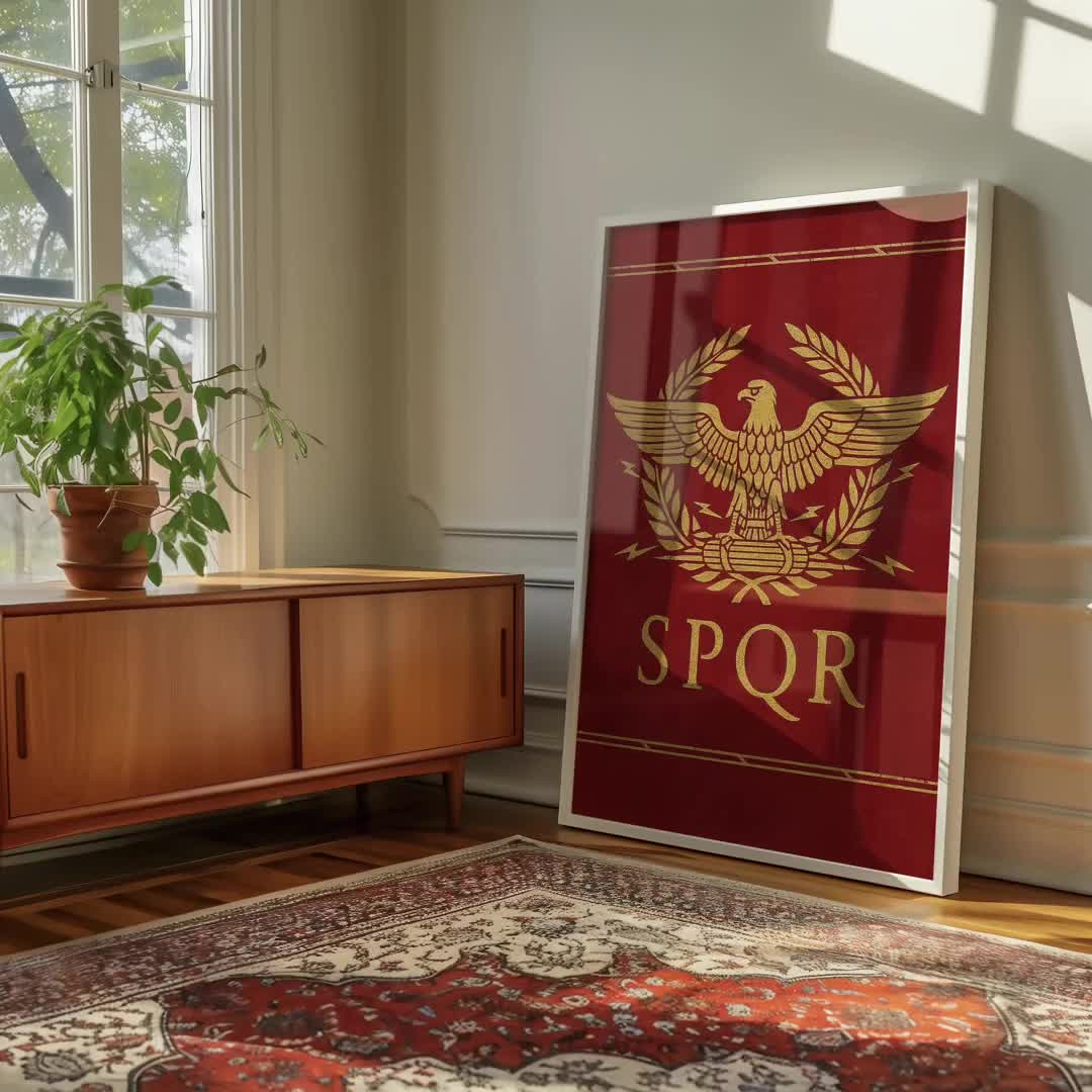 美術品・アンティーク・コレクション SPQR ローマの鷲 壁掛け