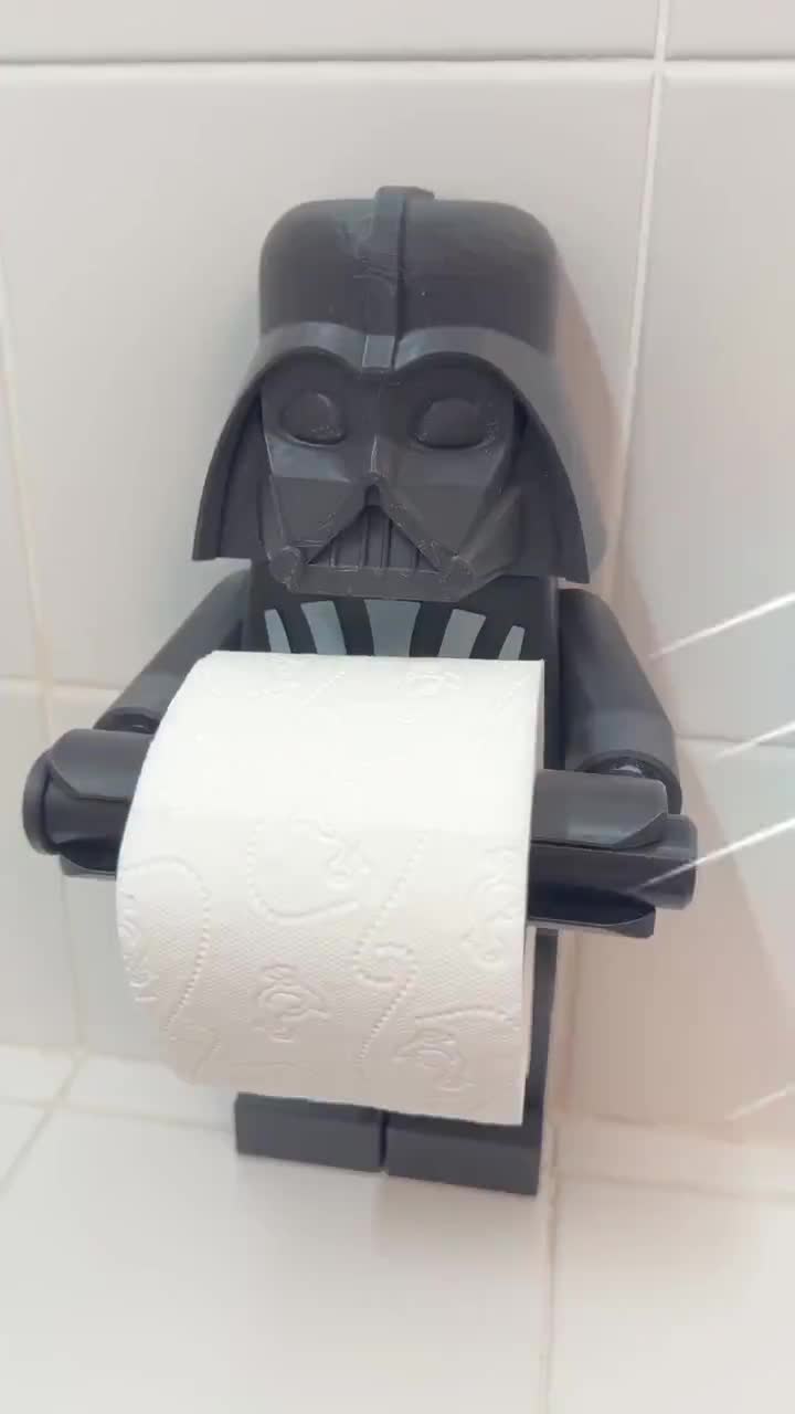 Fichier STL lego geant toilet paper motard moto aprilia·Modèle à