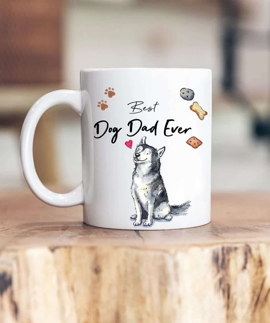 Cavapoo Best Dog Dad Ceramic Mug UK