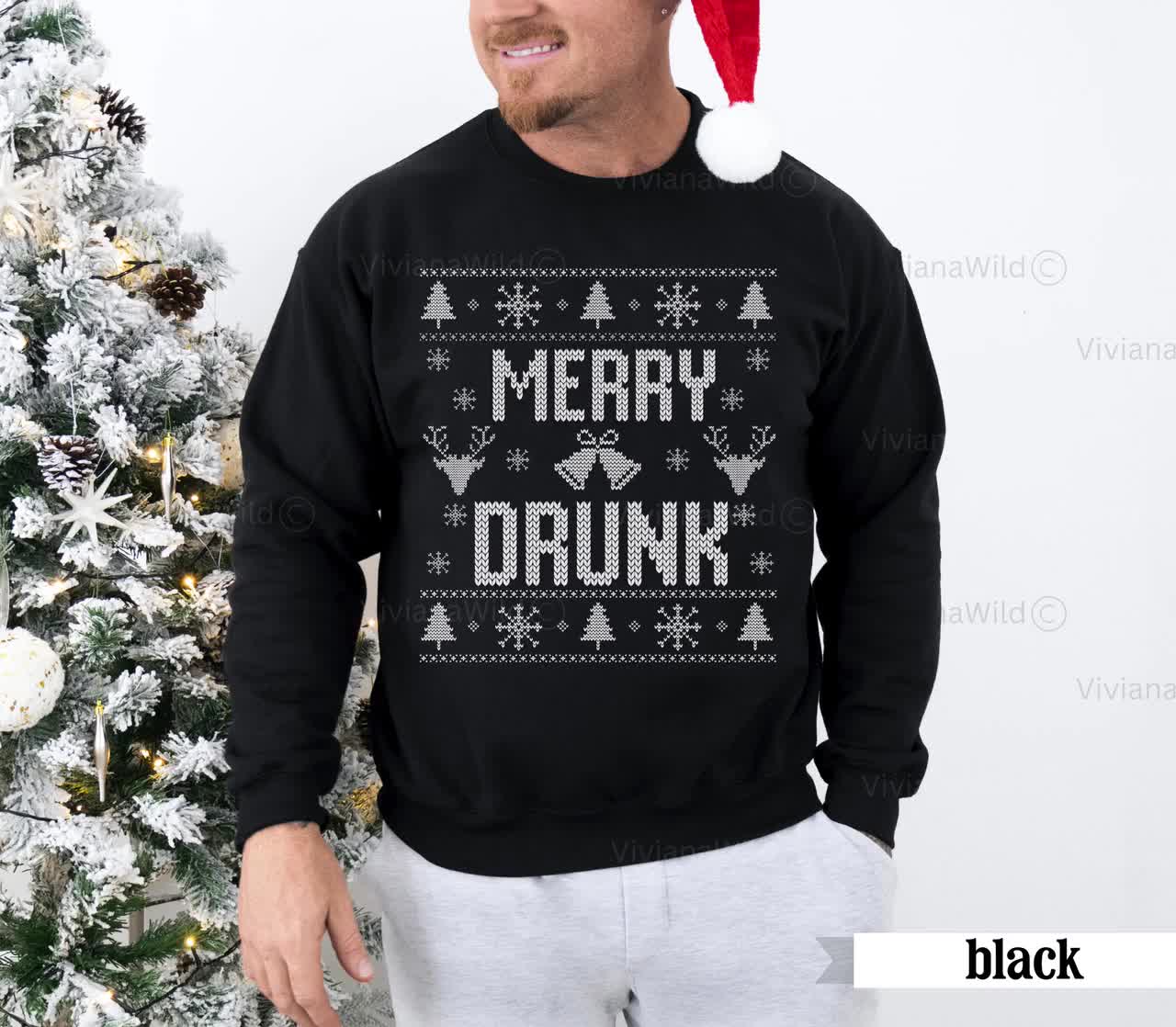 Merry Drunk I'm Christmas Svg, Funny Christmas Svg, Christmas Drinking