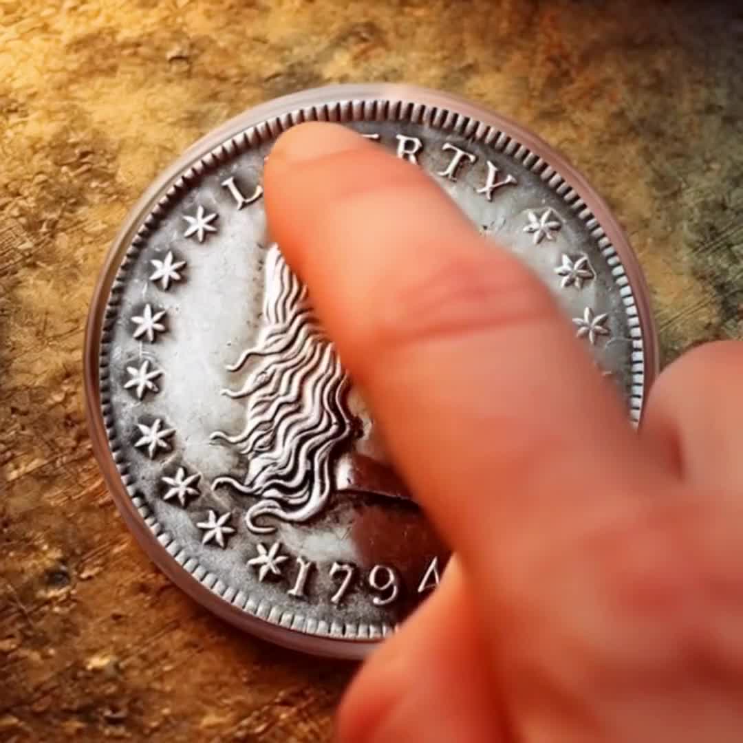 1794年製 フローイングヘアドル • 希少記念コイン • ヴィンテージ