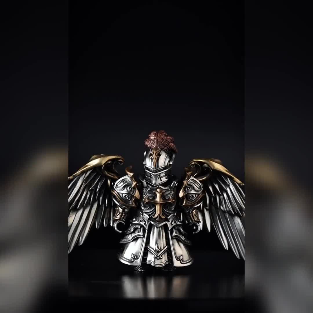 Crimson Templar Figurine, Magnetic Action Figure, Toy for Men