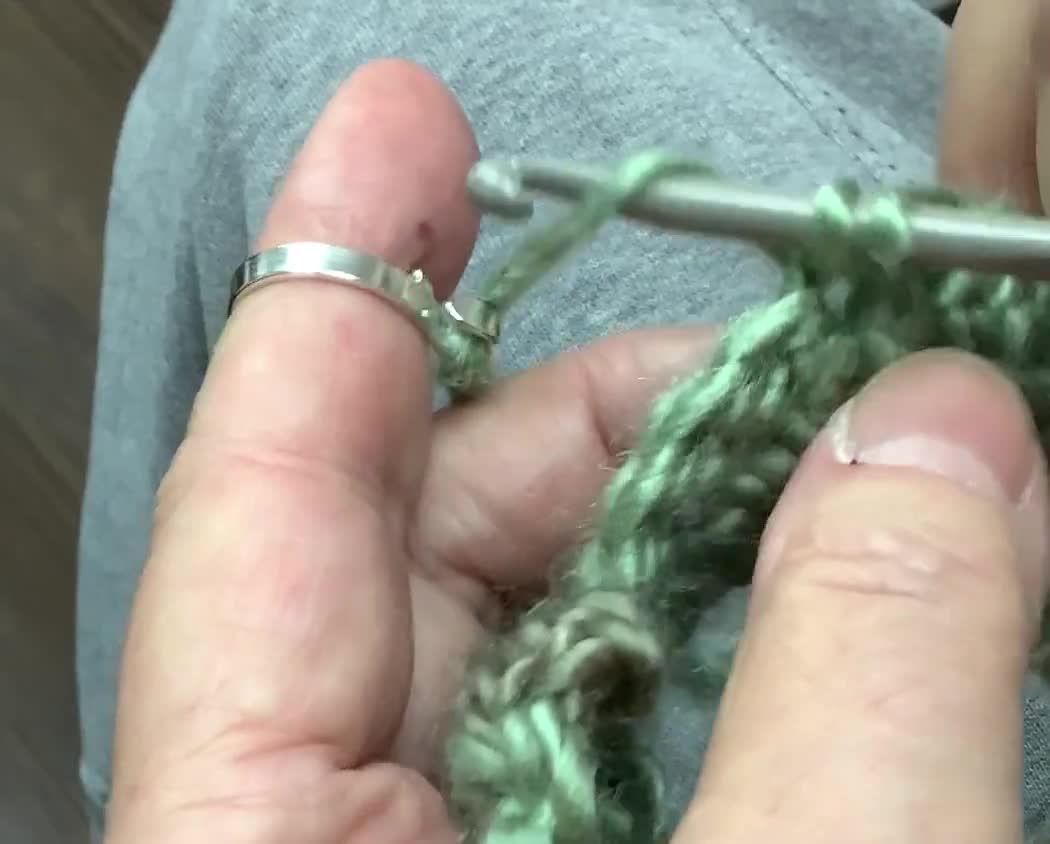 Silver Crochet Ring -  UK