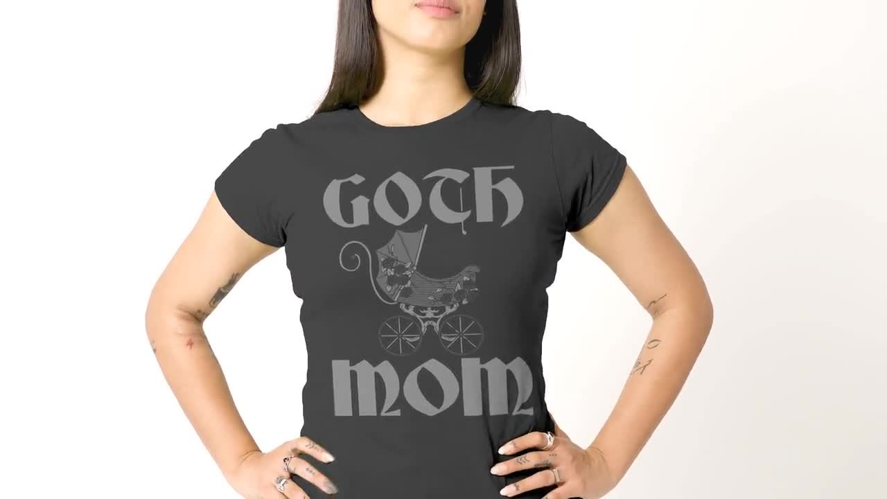 Maglietta Donna Nera Gothicana By EMP Con Stampa Mandala, Girocollo In Misto Viscosa, Taglia M