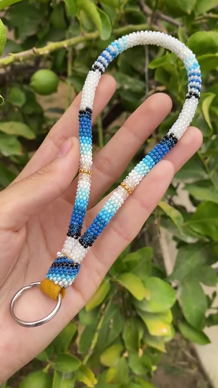 Beaded deals keychain native