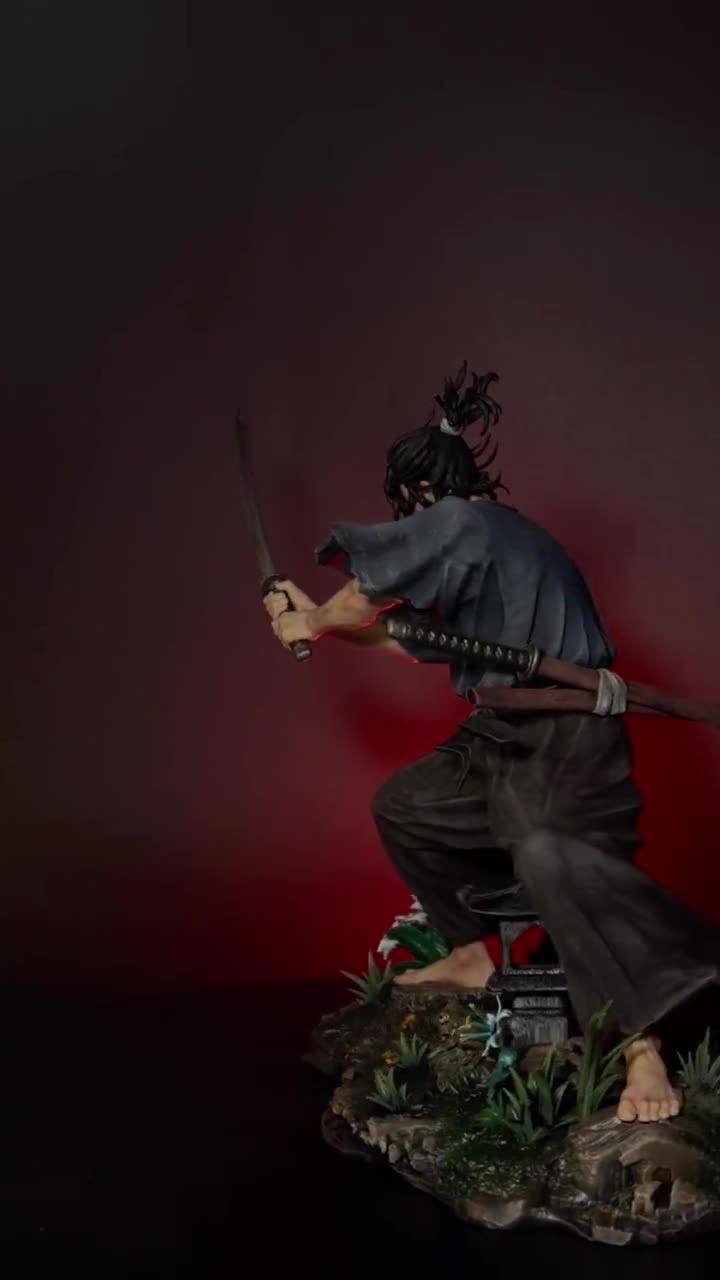 Miyamoto Musashi Hand-painted 1/6 Scale Resin Print Figurine - Etsy