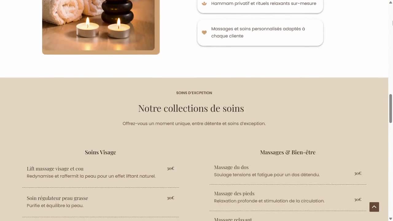 Website-template voor een spa in WordPress | Website voor een massage- en schoonheidssalon | Website voor online boekingen | Ontwerp voor een wellness-spa video poster