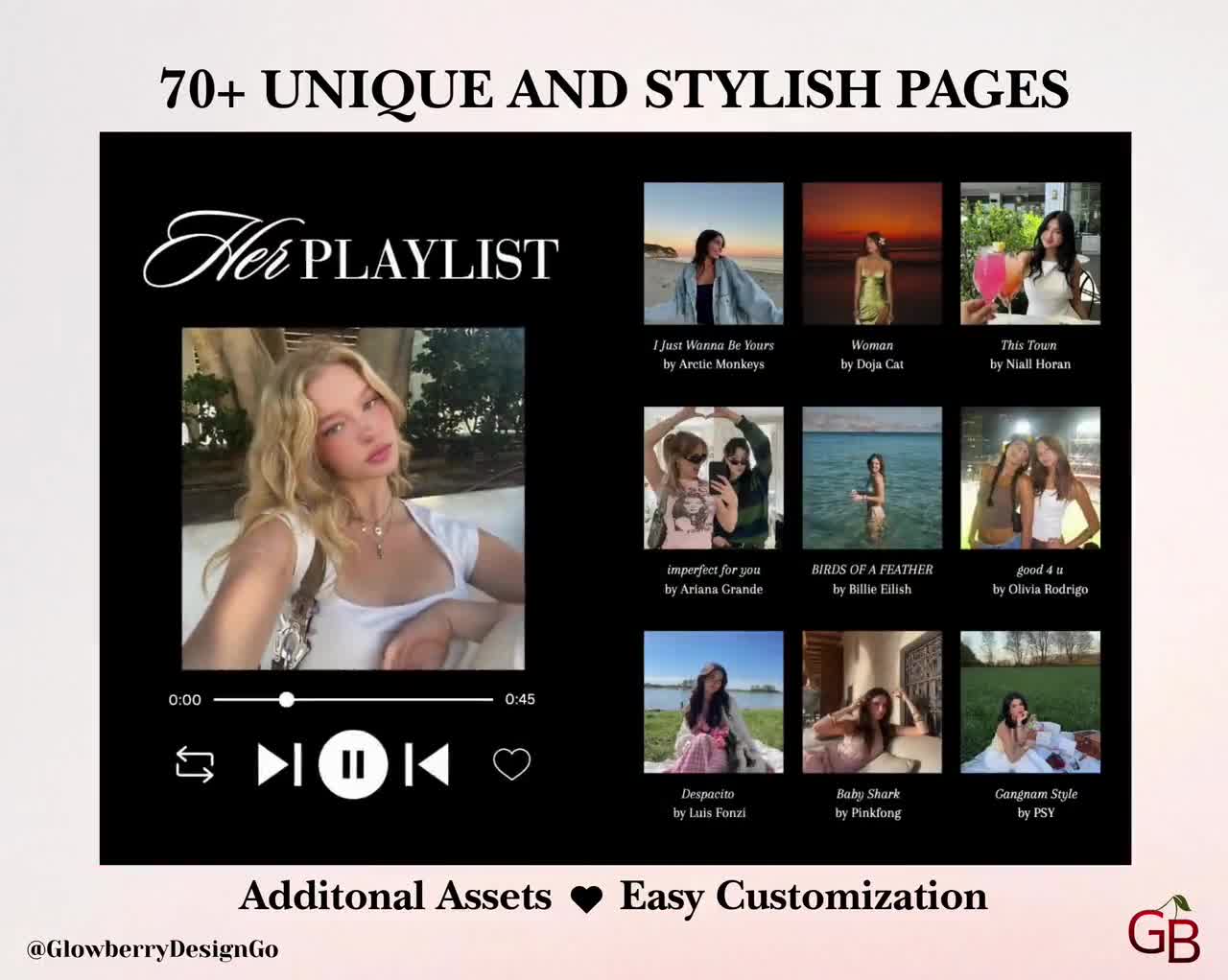 Aangepast verjaardagsmagazine voor beste vriend | Vogue bewerkbare tijdschriftsjabloon | Cadeau beste vriend | Kerstcadeau zus | Canvassjabloon video poster