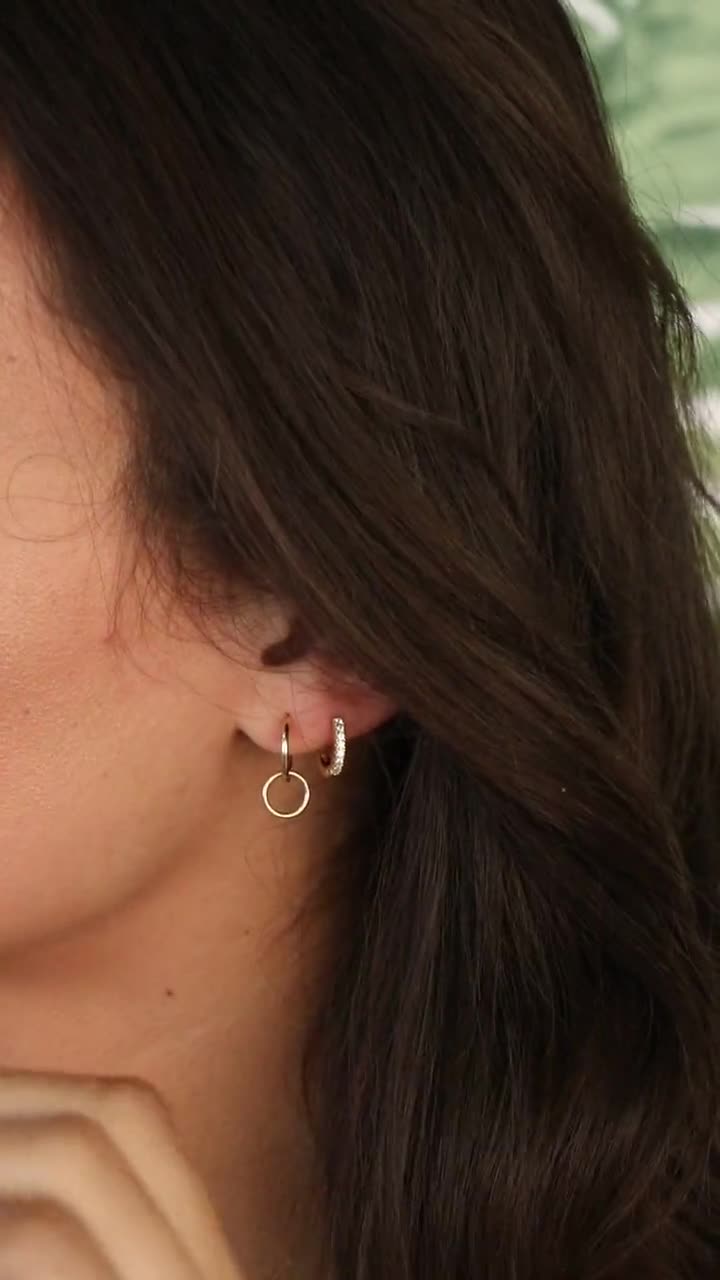 chanel cubic zirconia earrings