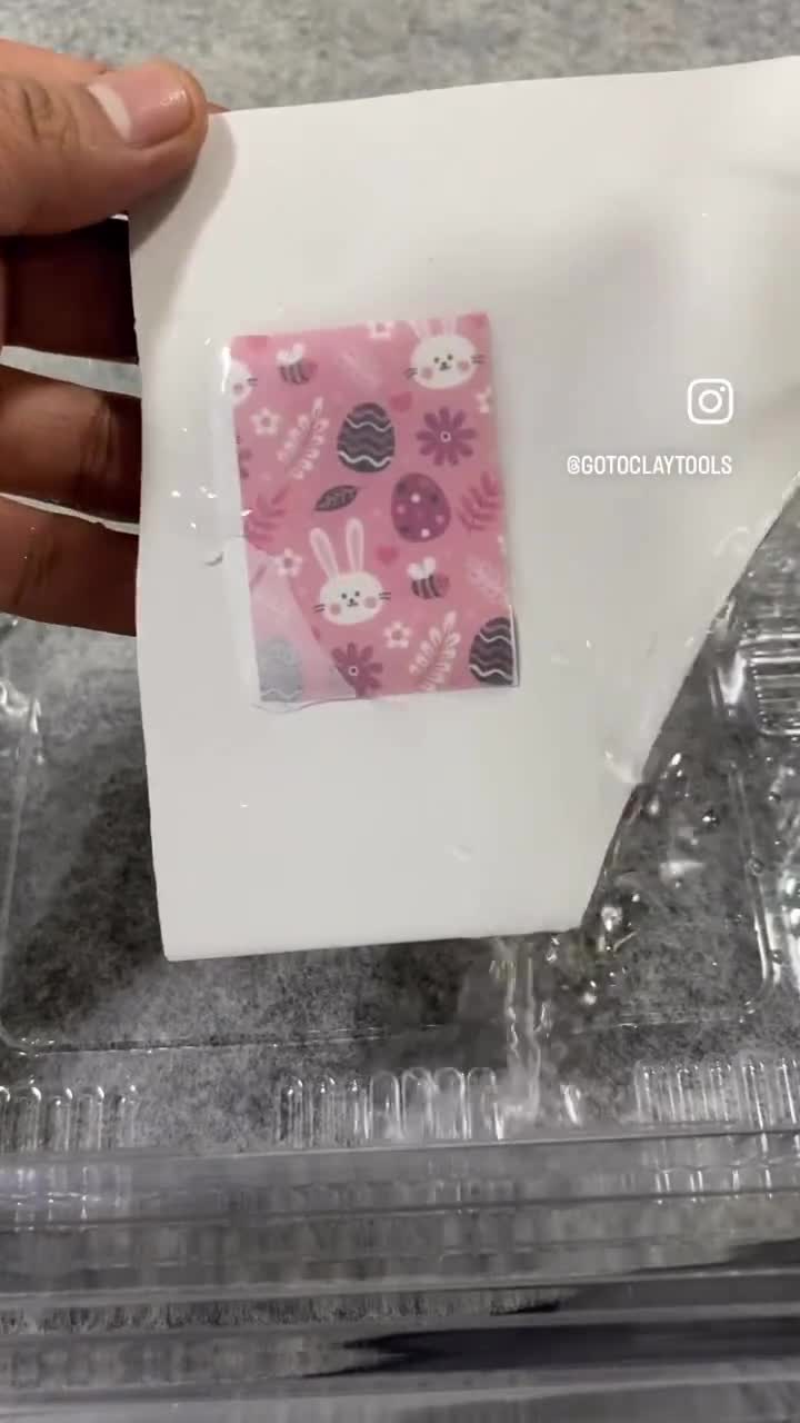  Floral Transfer Paper for Polymer Clay - Dacmern