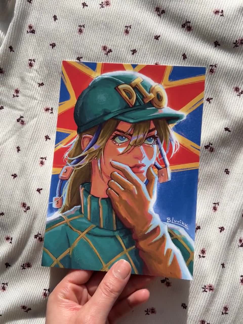 Jojo's Bizarre Adventures Diego Brando Photocard | Art Print