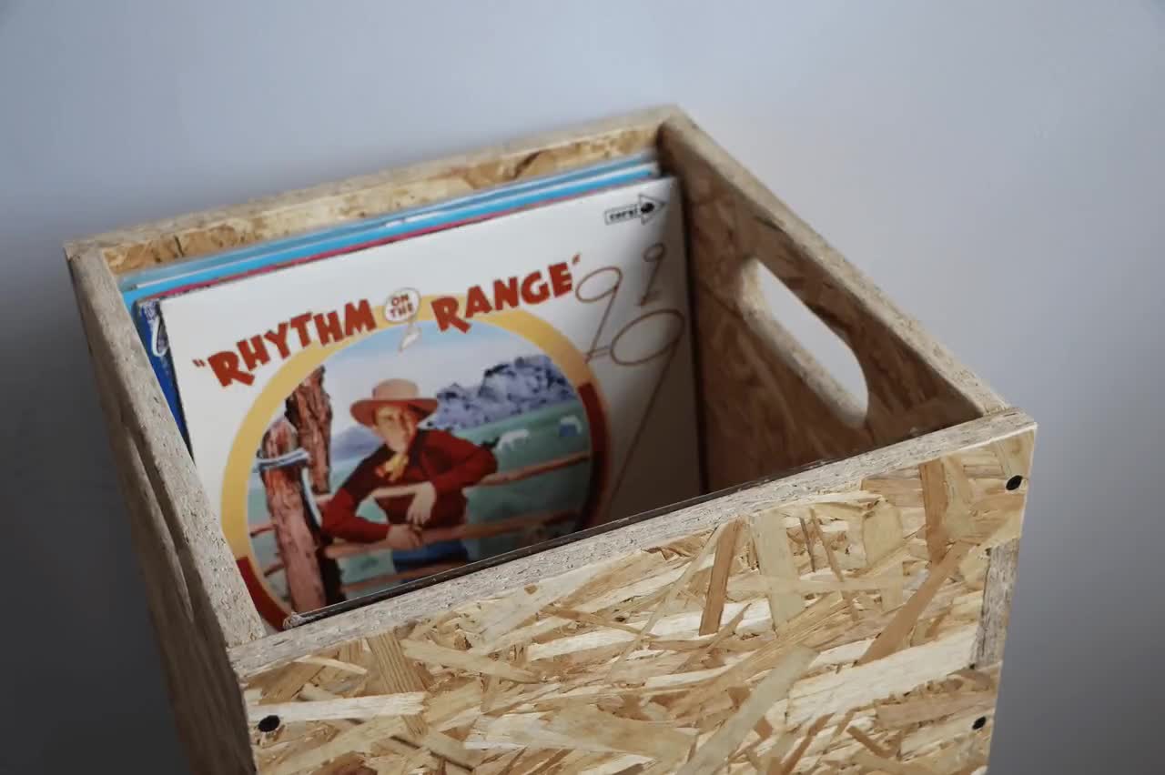Vinyl Record Crate 1X Flat Pack - Etsy