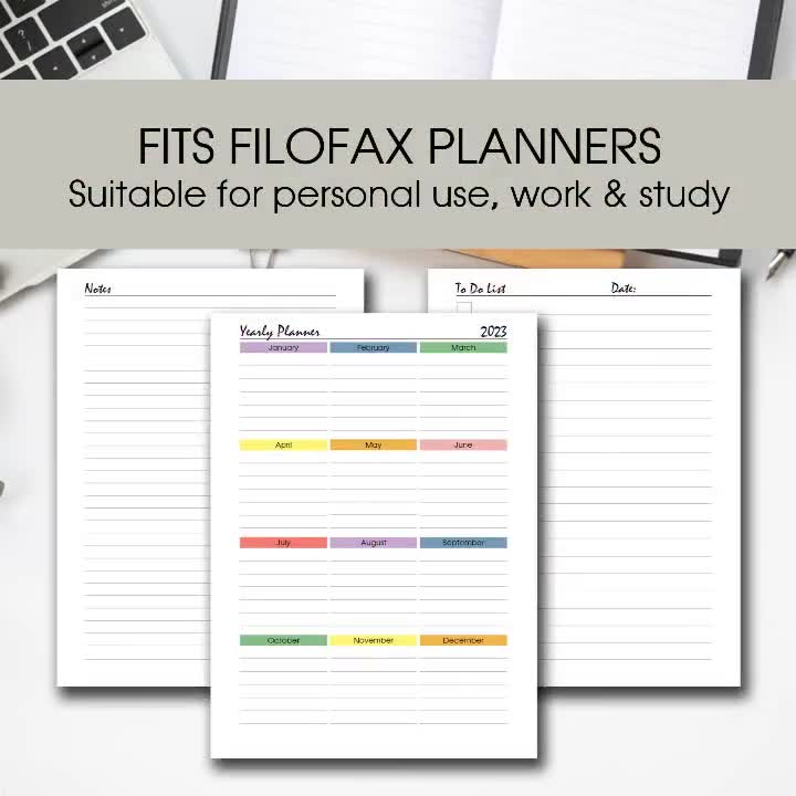 Filofax Personal Professional - Agenda annuale 2024 : :  Cancelleria e prodotti per ufficio