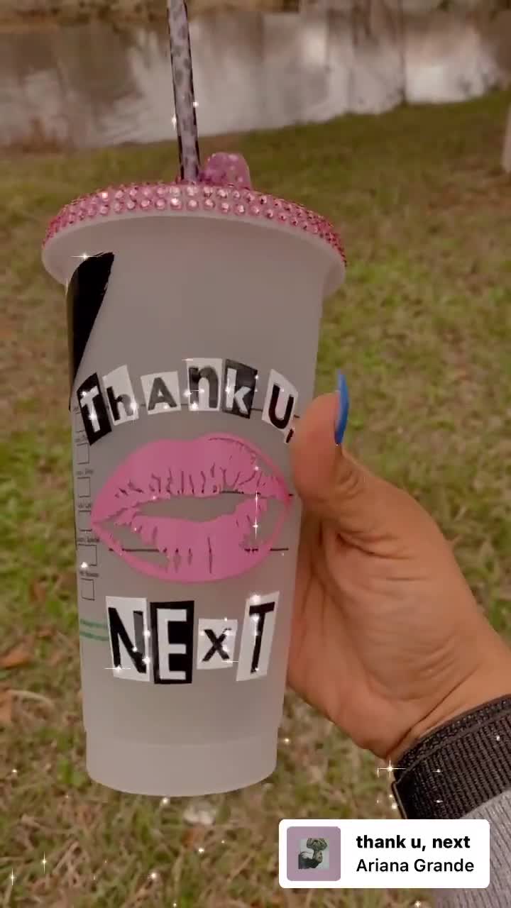 Ariana Grande Inspired Thank u Next Starbucks Cup