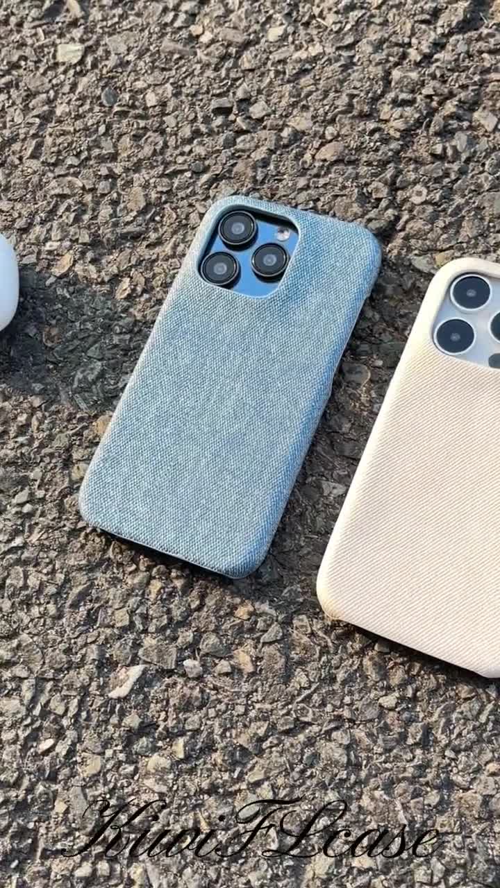 Personalized Denim Fabric Phone Case for iPhone 17 Promax, iPhone