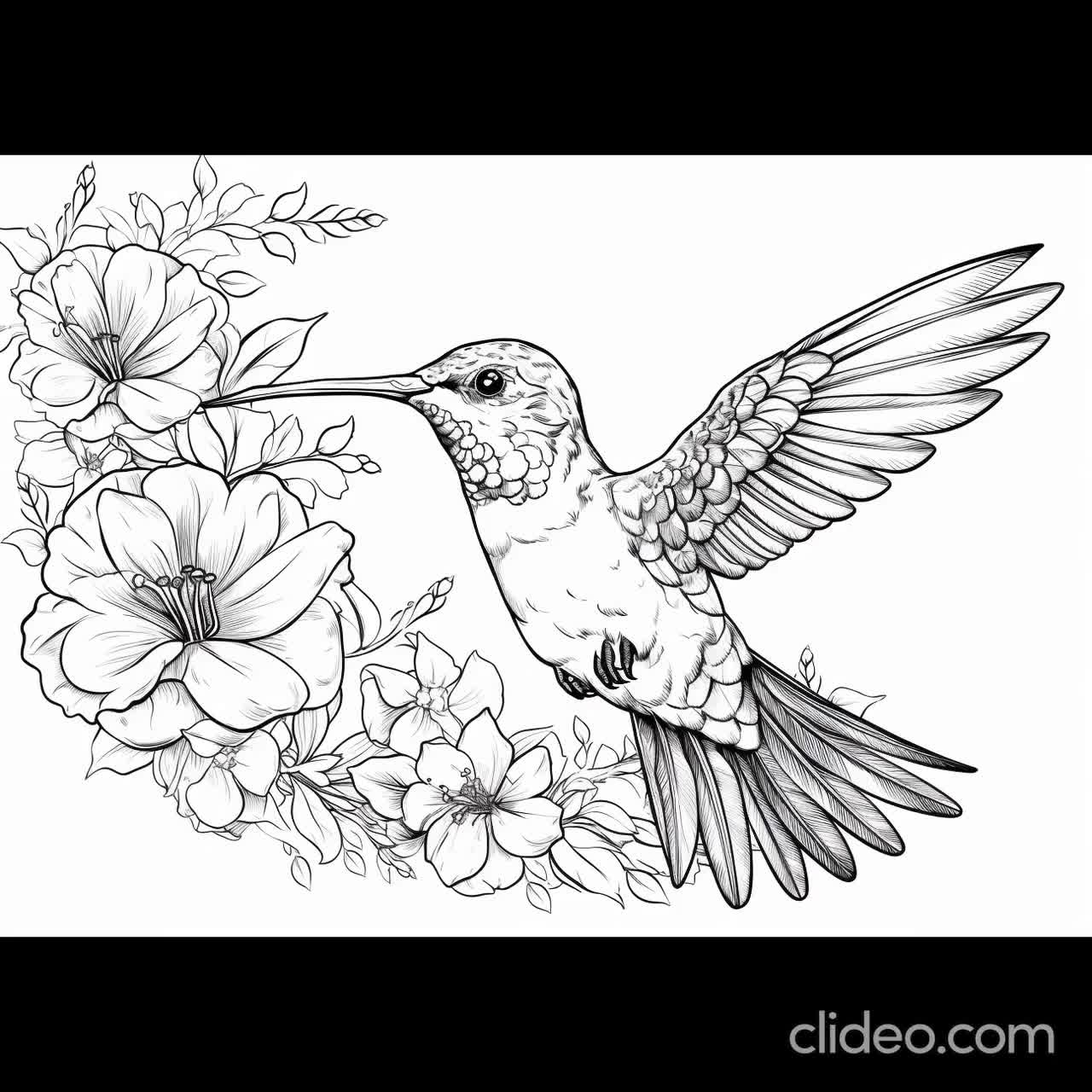 my coloring book hummingbird and flowers: hummingbird and flowers coloring  book / adult coloring book motivational / adult coloring books  motivational/coloring book sets for adults relaxation /Perfectly Sized at  8.5 x 11