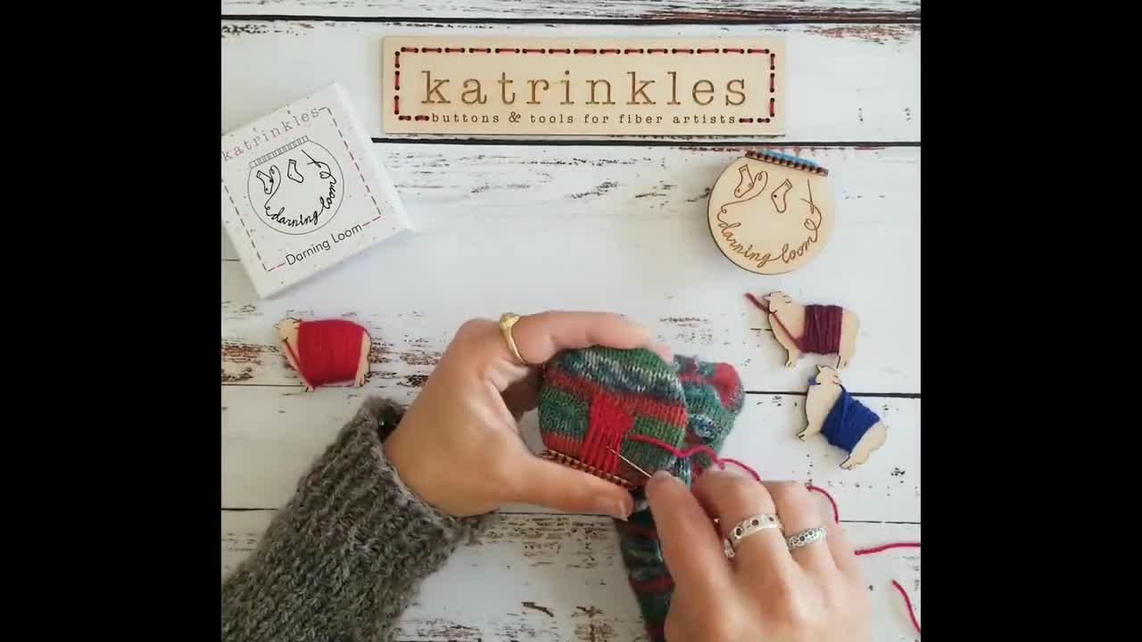 Katrinkles Tiny Darning & Mending Loom Kit
