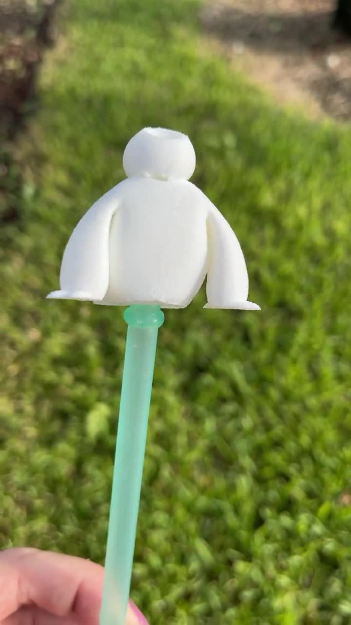 Baymax Straw Topper 