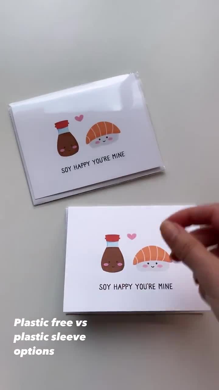 Sushi Card Cute Love Card for Boyfriend Anniversary Card image photo