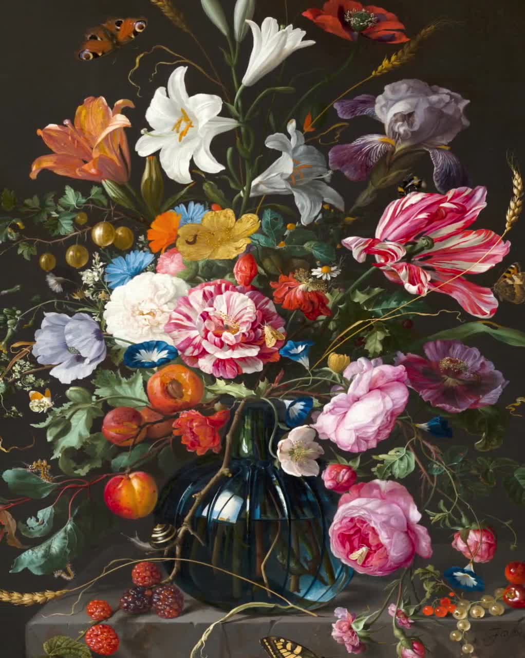 17世紀 花卉画 画集 17th-century Flower Painting オランダ黄金時代 花の静物画 画集「Bouquets」 - メルカリ