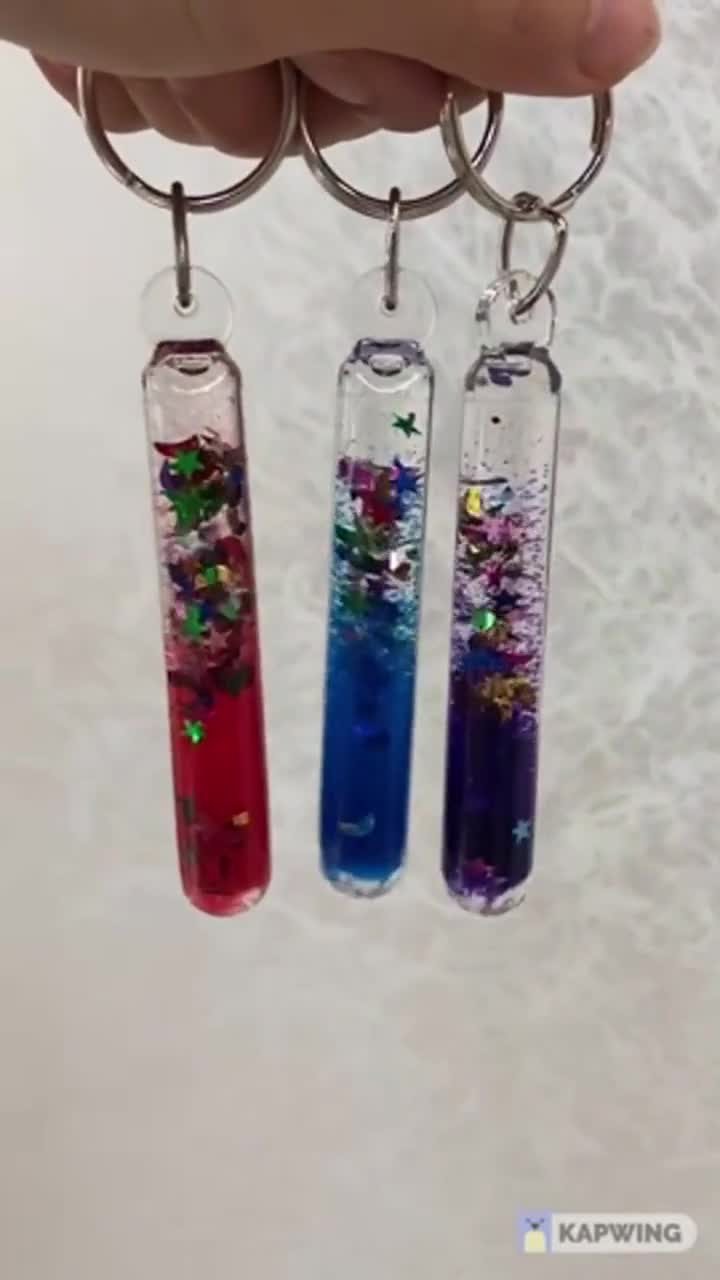 Glitter deals wand keychain