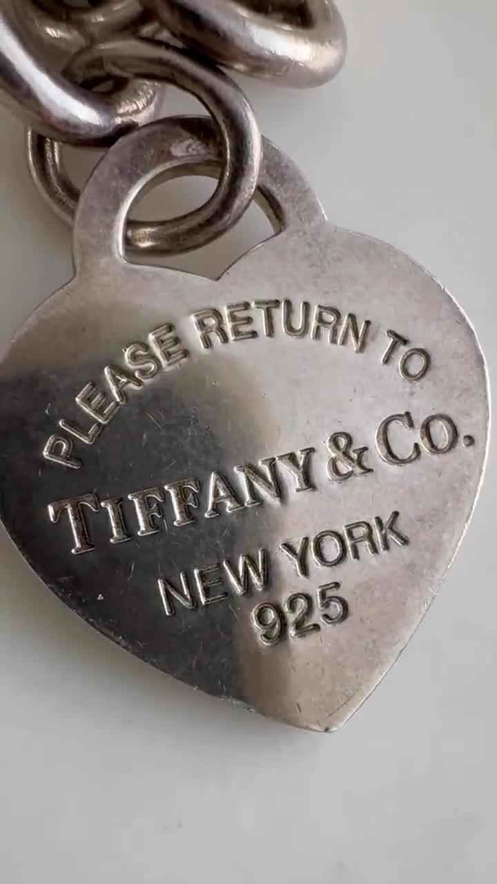 Vintage Return to Tiffany - Heart Tag Bracelet in Sterling Silver