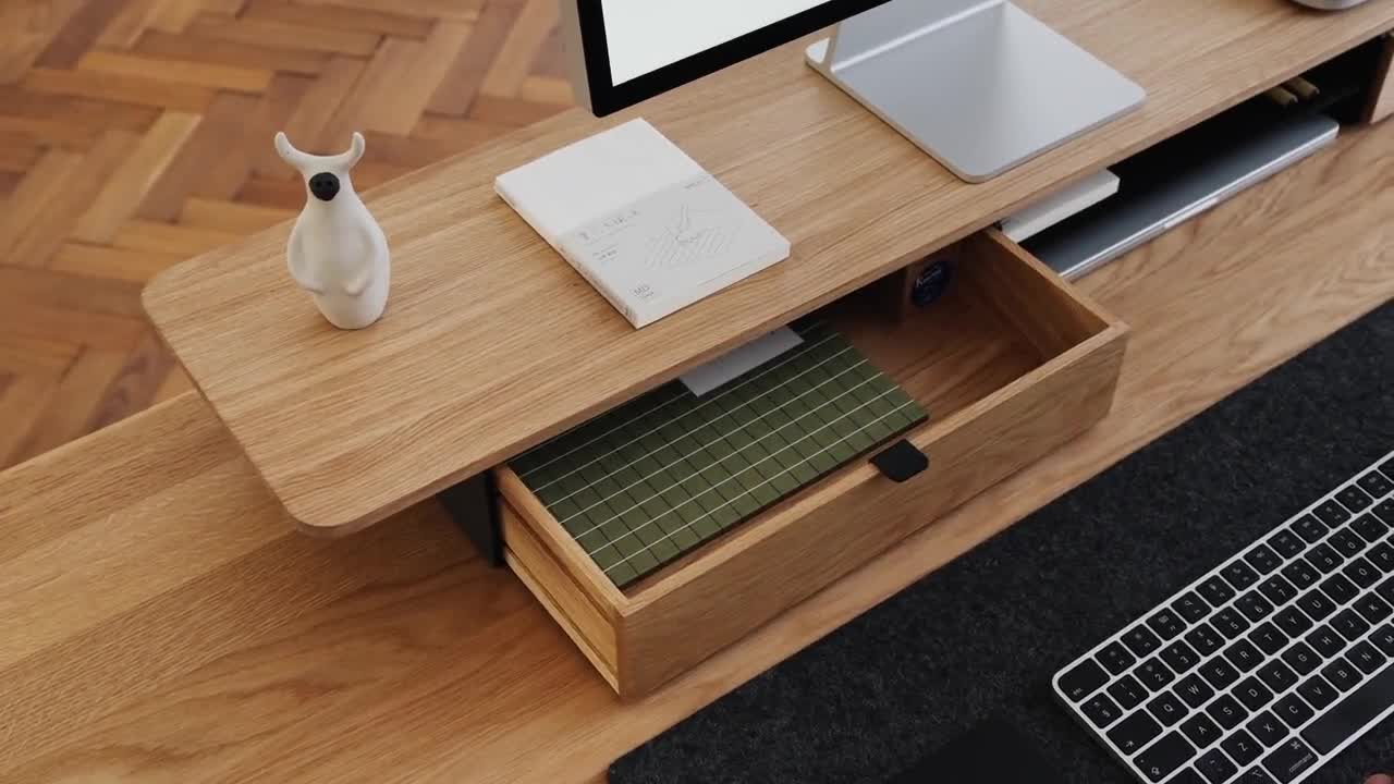 Grovemade】デスクシェルフ オーク (Desk Shelf Oak) 【公式通販】