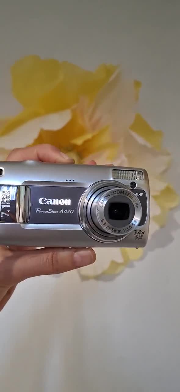 Canon Powershot A470 Compact Digital Camera, 7,1MP, 3x Optical