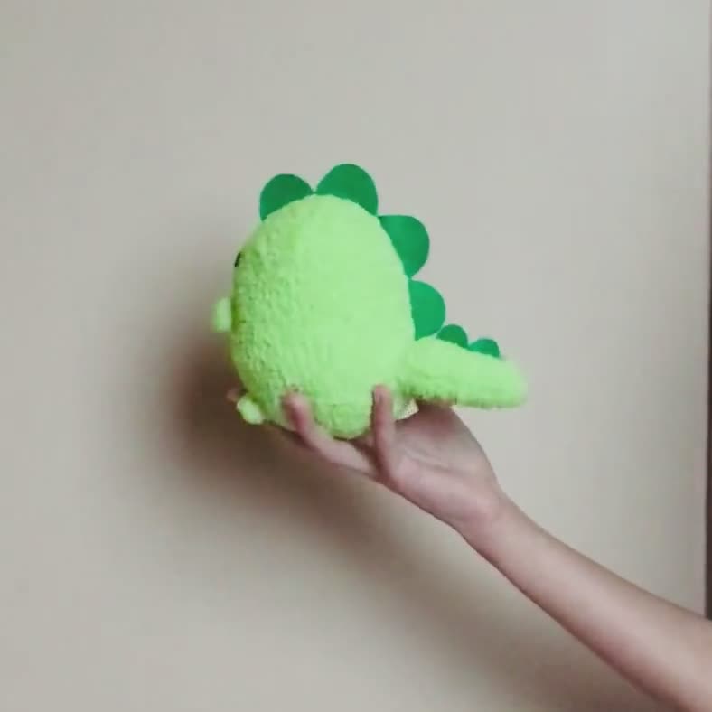 Adopt A Plushie Cute Plush Handmade Dinosaur Soft Dinosaur Toy