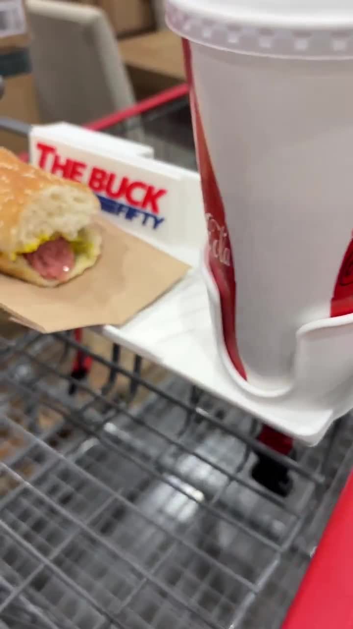 The Buck Fifty (costco cart food tray) video poster