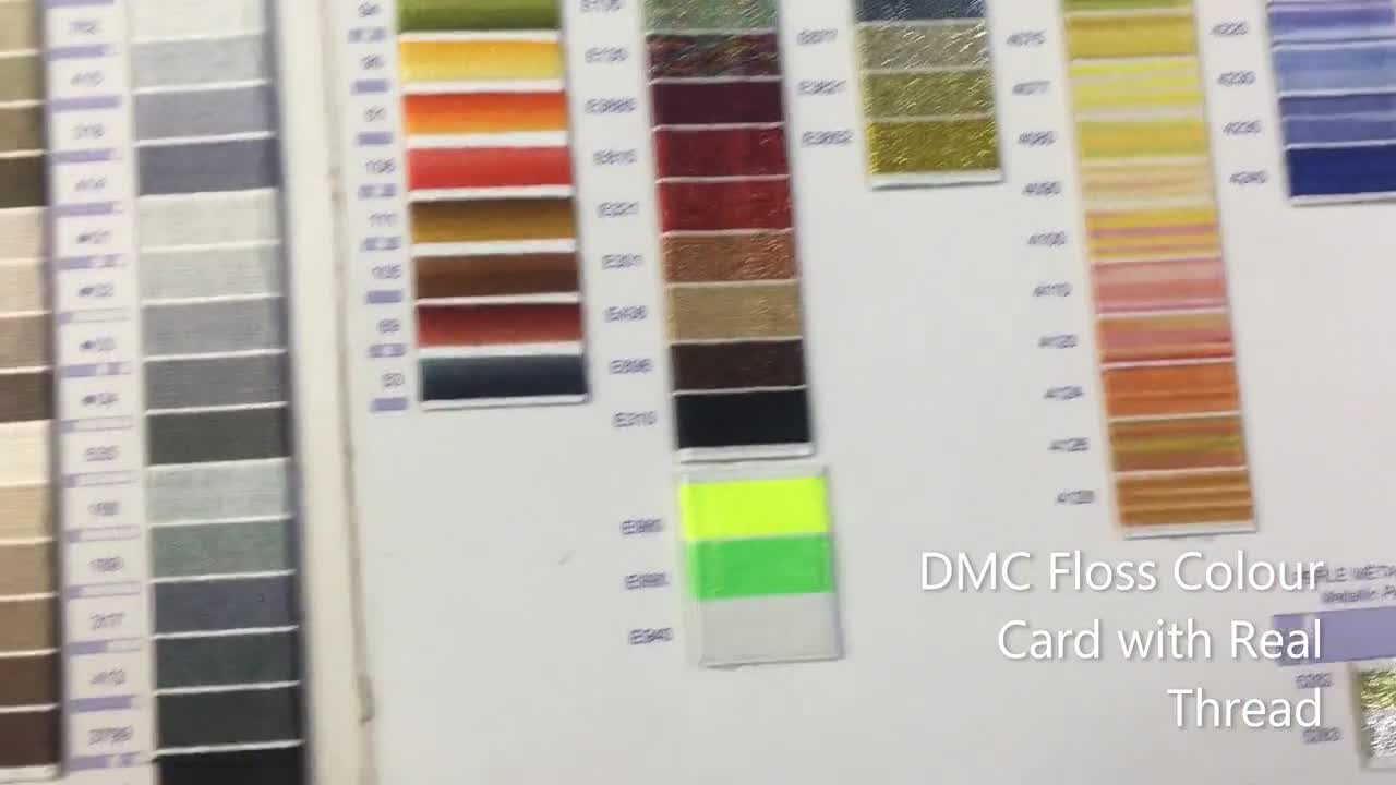 DMC Real Thread Color Card - Stitched Modern