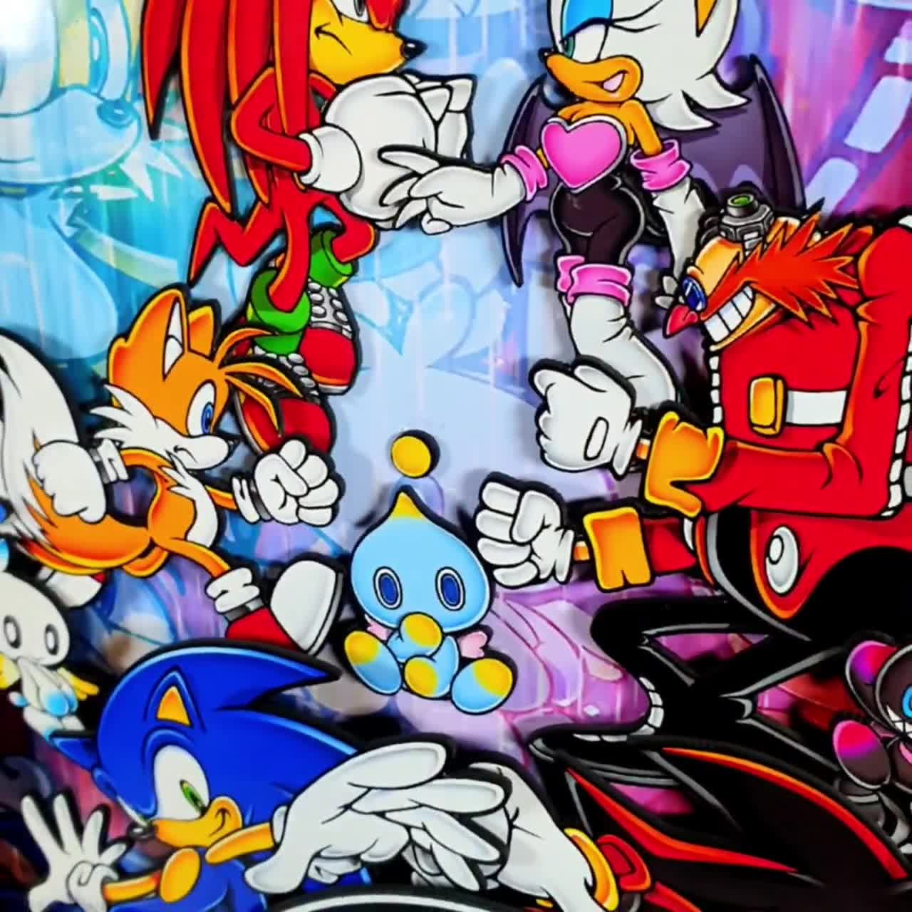 Sonic Adventure 2 Battle Shadow Box 9x11