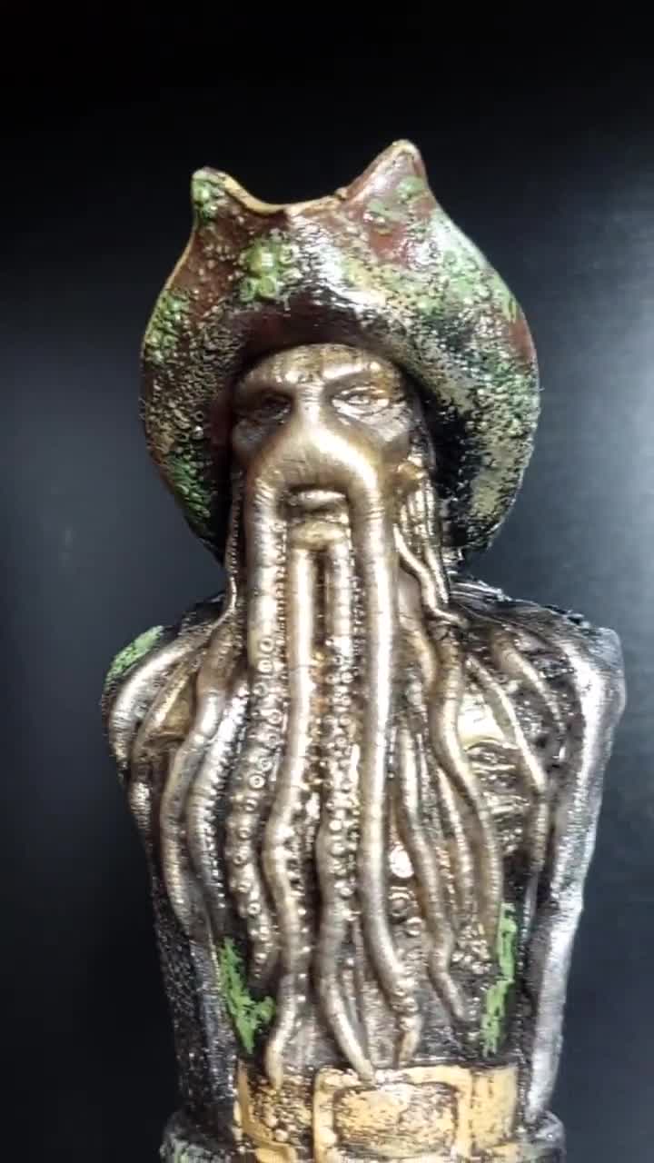 Bust Davy Jones Pirates Of The Caribbean Statue Unpainted - Idolstore -  Merchandise And Collectibles