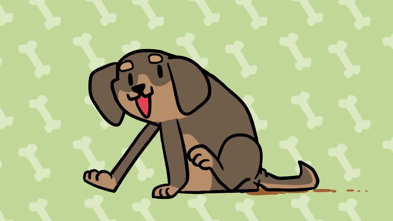 Animated Alert- Dachshund Scooting