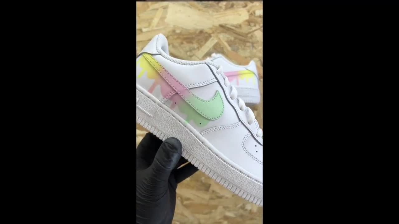 Nike Air Force 1 Custom enfant - Drip licorne – SNEAKEAZE CUSTOMS