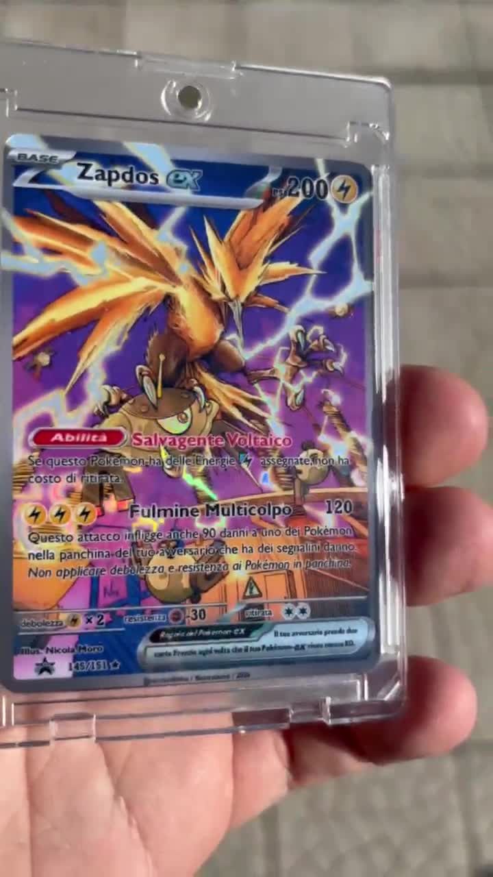 mega zapdos ex pokemon card Zapdos ex SR 194/165 Pokmon Card Pokemon 151 SV2a Japanese  Hikaru foil promo cards featuring the legendary Zapdos ex and Electabuzz Zapdos EX Custom Pokmon Card