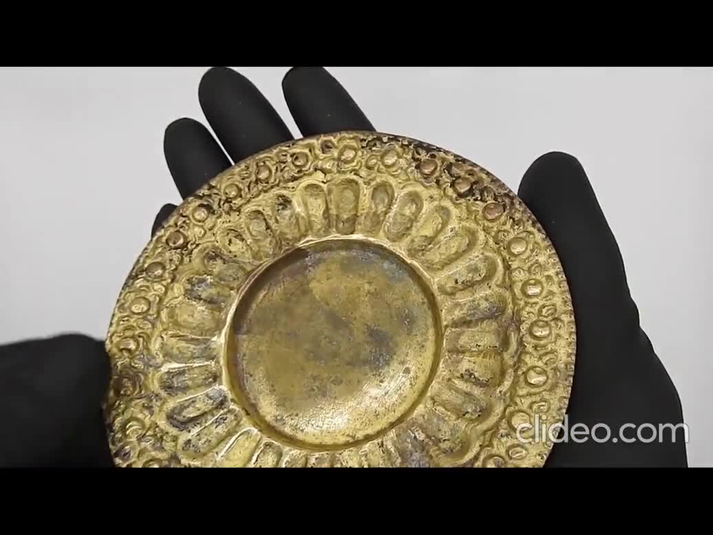 ヴィンテージブロンズ変色装飾プレート 素朴なホームデコレーション