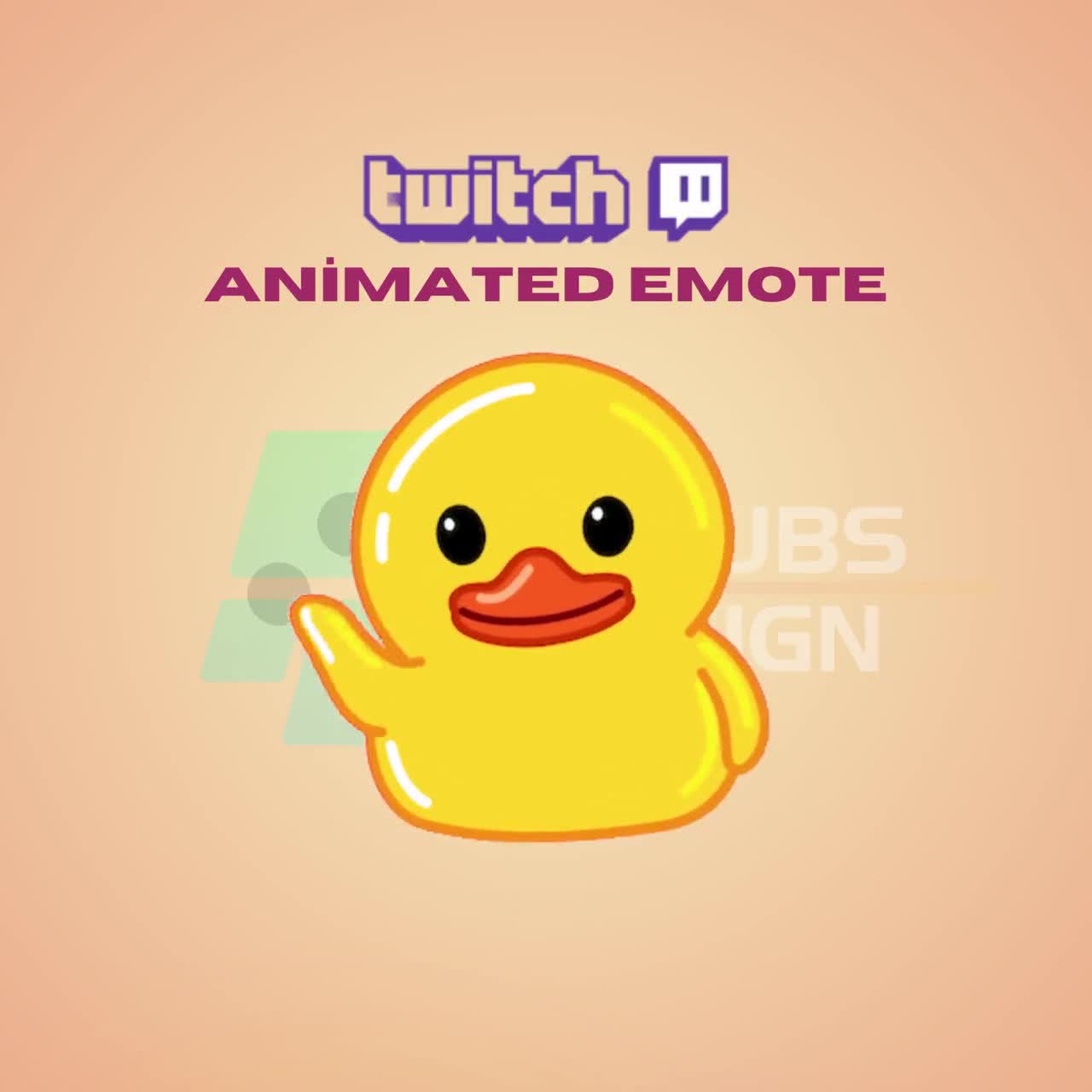 Animated Regular Emote Viral Classic Duck Meme For Twitch,, 43% Off