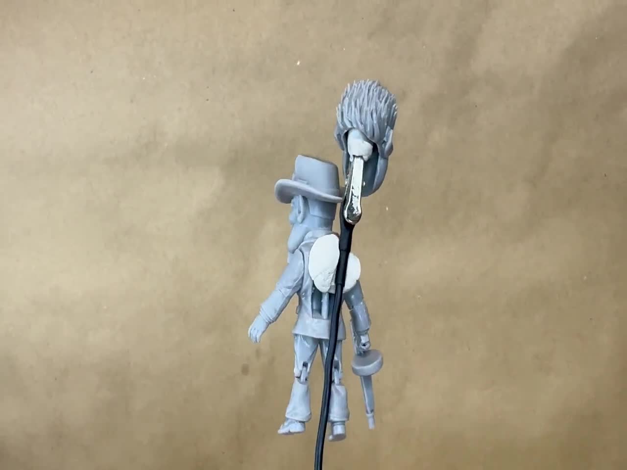 Custom DUMMY + SCARRED PUPPET Kit (articulated) | 8K Resin Print