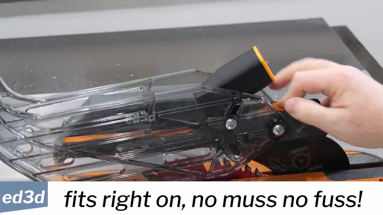 DX2 High-efficiency Table Saw Dust Collection / Blade Guard Hood