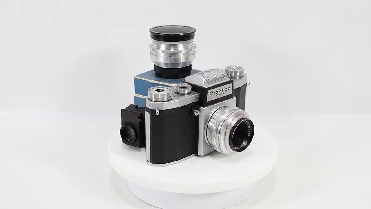 Vintage Praktica FX3 SLR Camera Bundle | 2 Lenses Meritar 50mm 